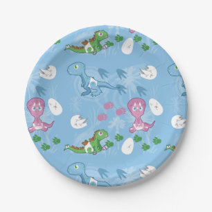 Baby Dinosaurs Paper Plates