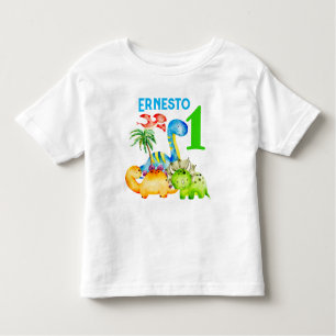 Baby dinosaurs toddler birthday party  toddler t-shirt
