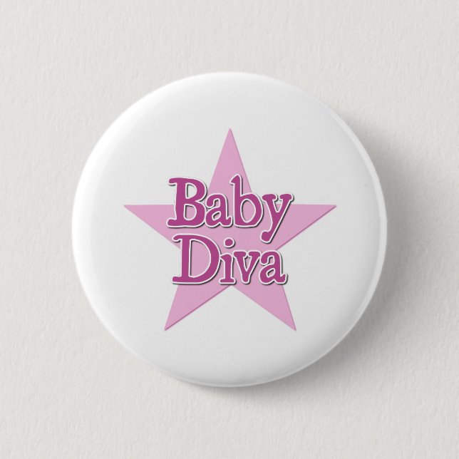 Baby Diva Button (Front)