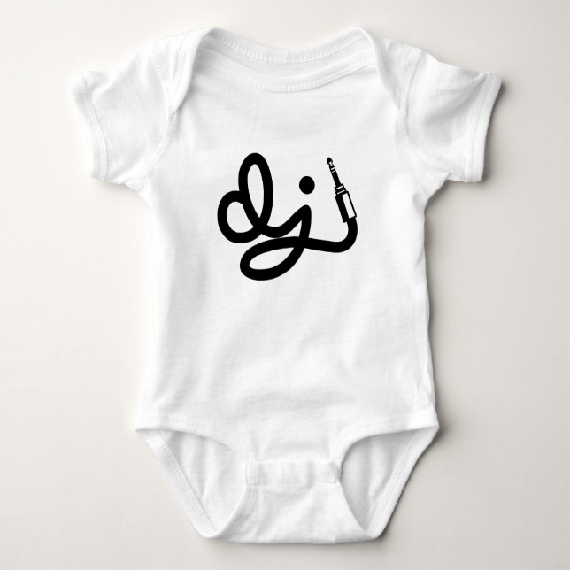 Baby DJ One piece Bodysuit (Front)
