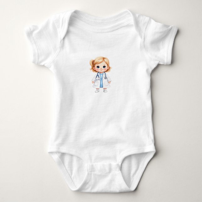 Baby Doctor Girl 2 Bodysuit (Front)