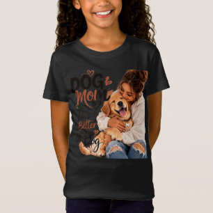 Baby Dog Mom T-Shirt – Paw Print Love – Cute Infan