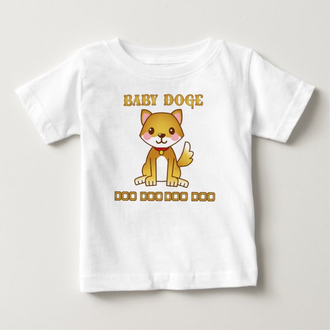 Baby Doge Coin Doo Doo Baby T-Shirt (Front)