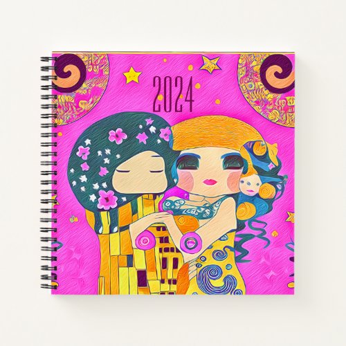 Baby Doll best friends trendy cartoon  Notebook