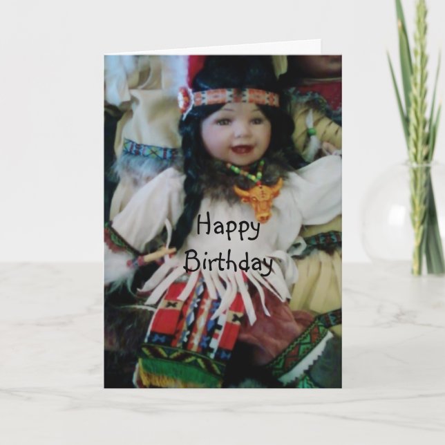 BABY DOLL BIRTHDAY WISHES CARD (Front)