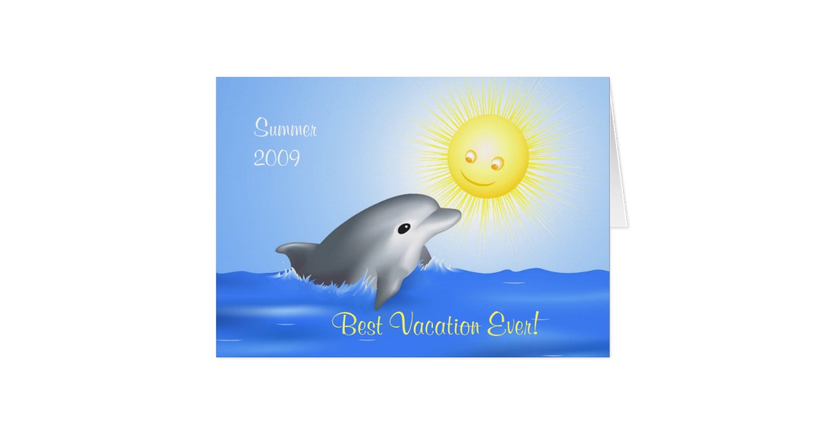 Baby Dolphin Greeting Card | Zazzle