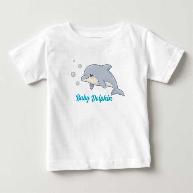 Baby Dolphins Baby T-Shirt (Front)