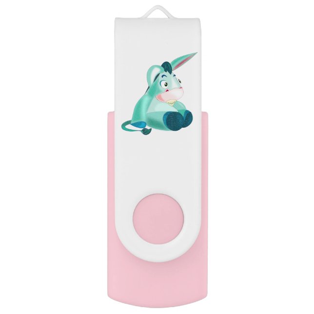 Baby Donkey Flash Drive Gift (Front Vertical)