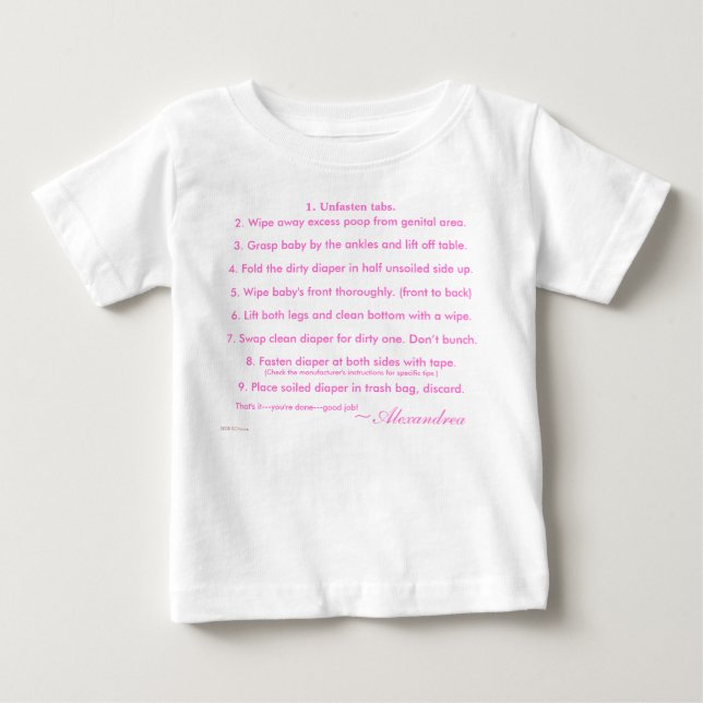 Baby Do's and Don'ts! Baby T-Shirt (Front)