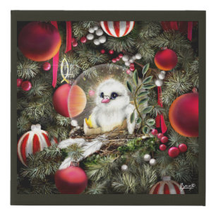 Baby Dove Faux Canvas Print