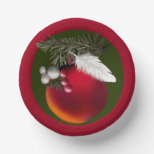 Baby Dove Paper Bowls (Front)