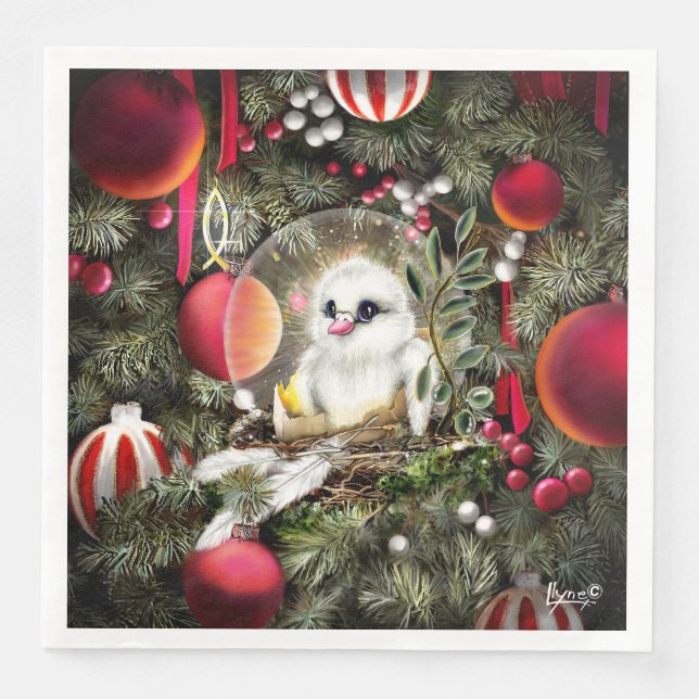 Baby Dove Paper Dinner Napkins (Front)