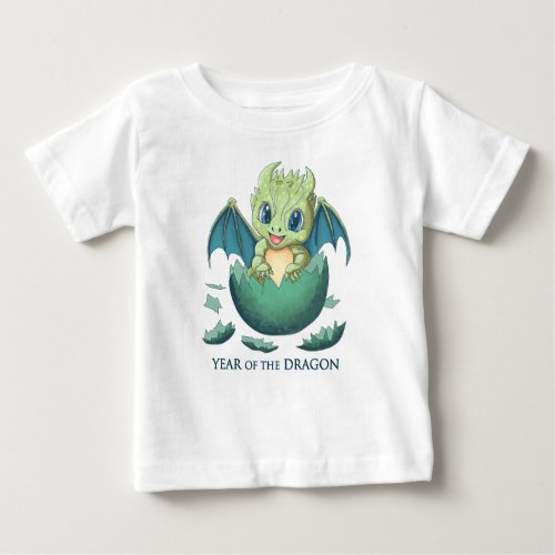 Baby Dragon 2024 Year of the Dragon Anime Kawaii Baby T_Shirt