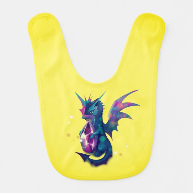 Baby dragon baby bib (Front)