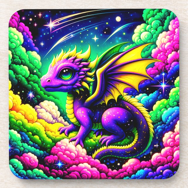 Baby Dragon Beverage Coaster (Front)