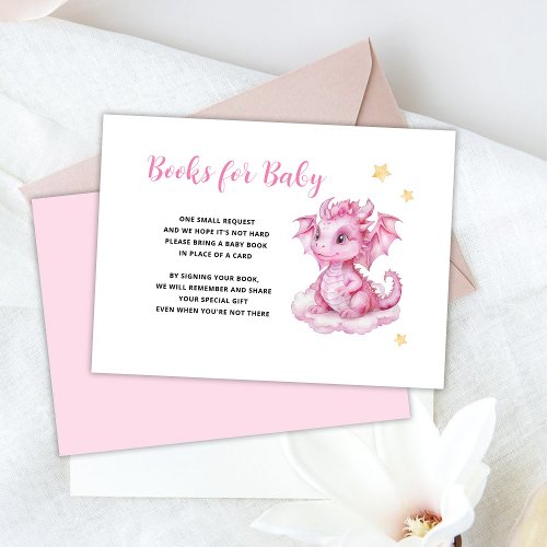 Baby Dragon Books for Baby Ticket Enclosure Card