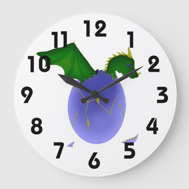 Baby Dragon Clock (Front)