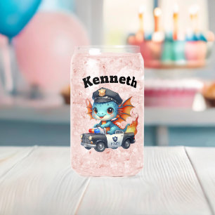 Baby dragon cop chasing dreams! can glass