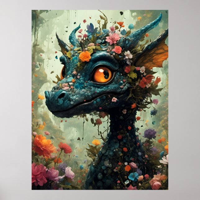 Baby Dragon Fantasy Poster (Front)