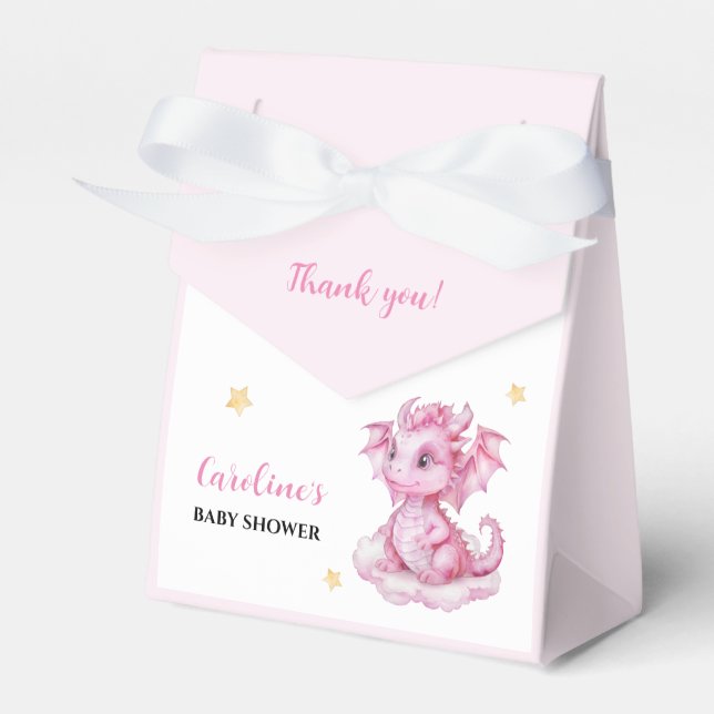 Baby Dragon Favor Boxes (Front Side)