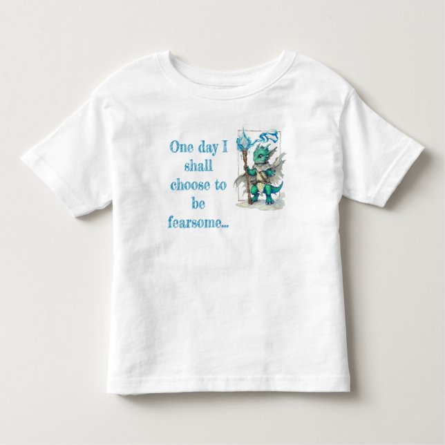 Baby Dragon Fearsome Toddler T-shirt (Front)