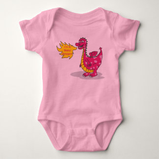Baby Dragon - Girl Baby Bodysuit