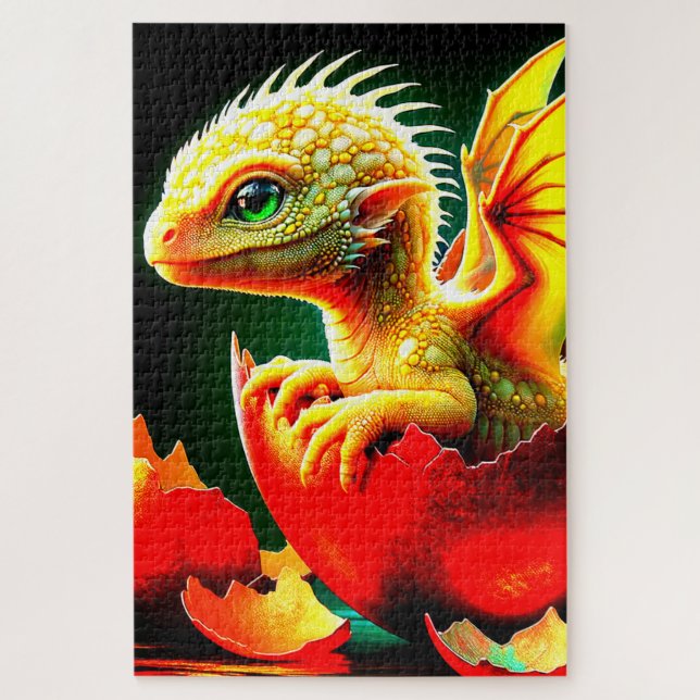 Baby Dragon Jigsaw Puzzle (Vertical)