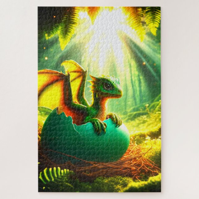 Baby Dragon Jigsaw Puzzle (Vertical)