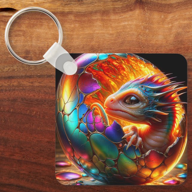 Baby Dragon Keychain (Front)