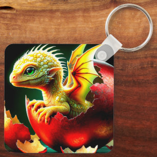Baby Dragon Keychain
