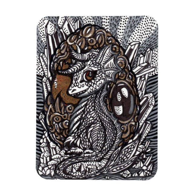 Baby Dragon Magnet (Vertical)