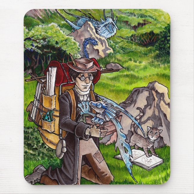 Baby Dragon Mouse Pad (Front)