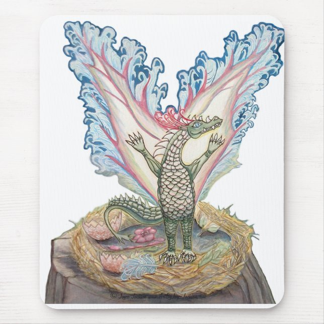 Baby Dragon Mousepad (Front)
