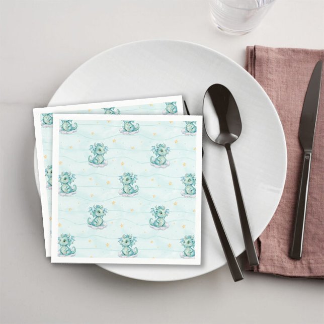 Baby Dragon Napkins (Creator Uploaded)