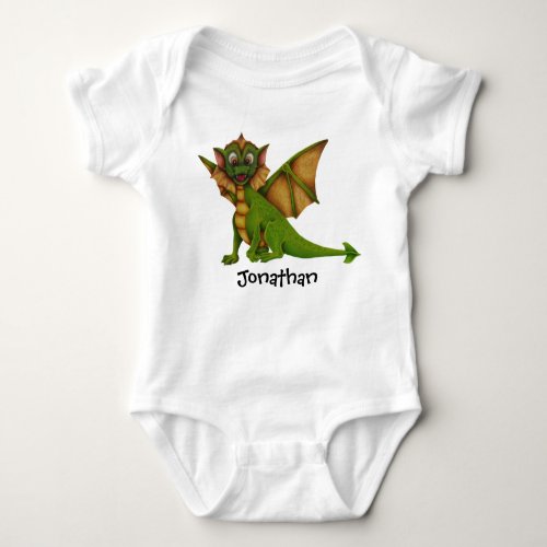Baby Dragon Personalized Baby Bodysuit