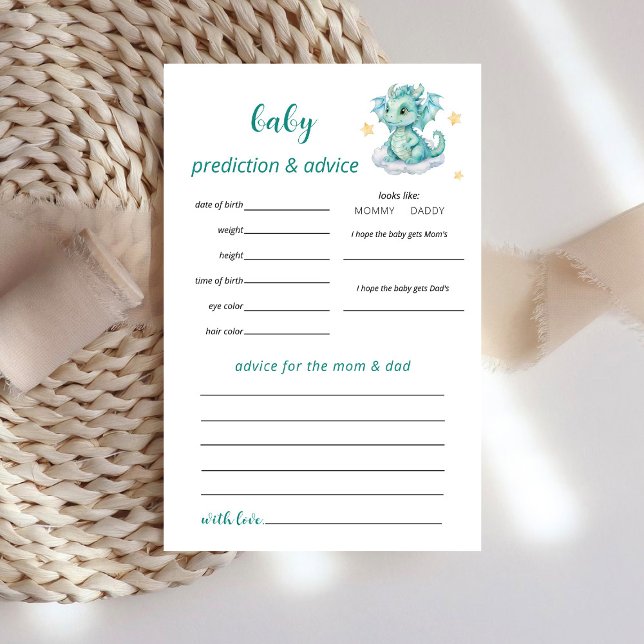 Baby Dragon Predictions Game Flyer (Creator Uploaded)