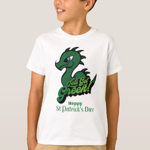 Baby Dragon Saint Patrick's Day design T-Shirt
