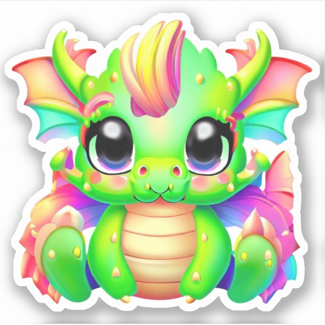 Baby Dragon Sticker (Front)