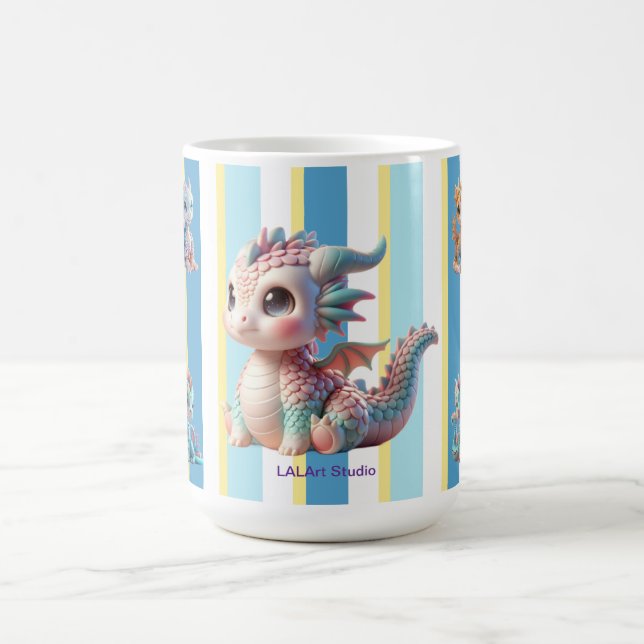 Baby dragon stripe coffee mug (Center)