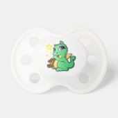 Baby dragon sucking thumb - Green - Pacifier (Front)