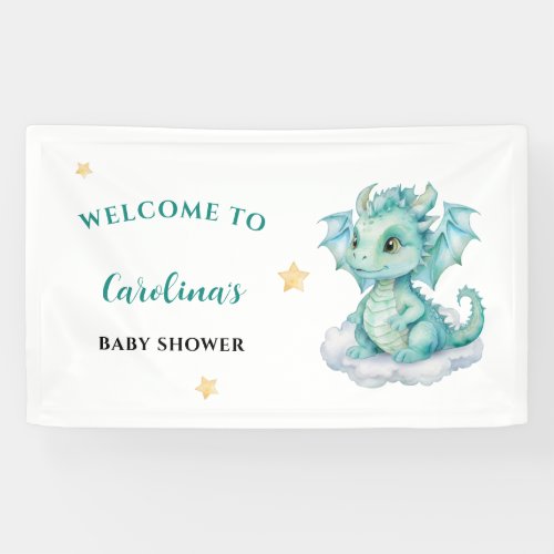 Baby Dragon Welcome Banner