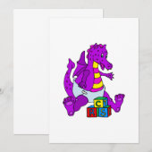 Baby Dragon with Blocks (Front/Back)