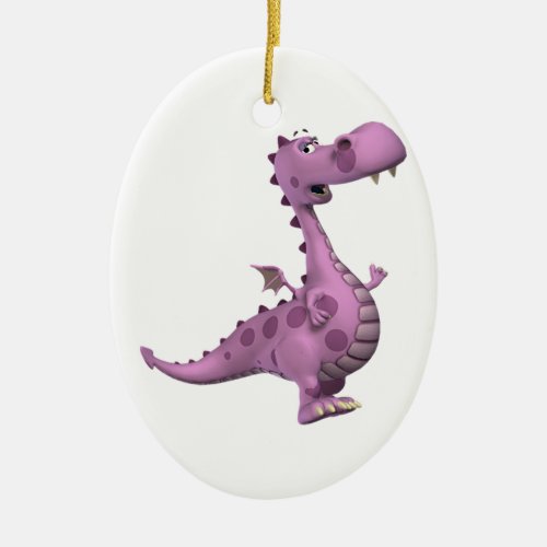 Baby Dragons Smoky Vl 2 Ceramic Ornament