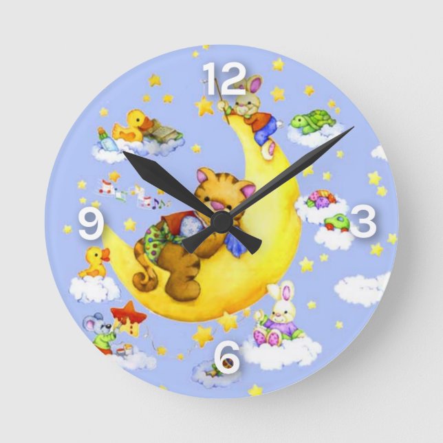 Baby dream round clock (Front)