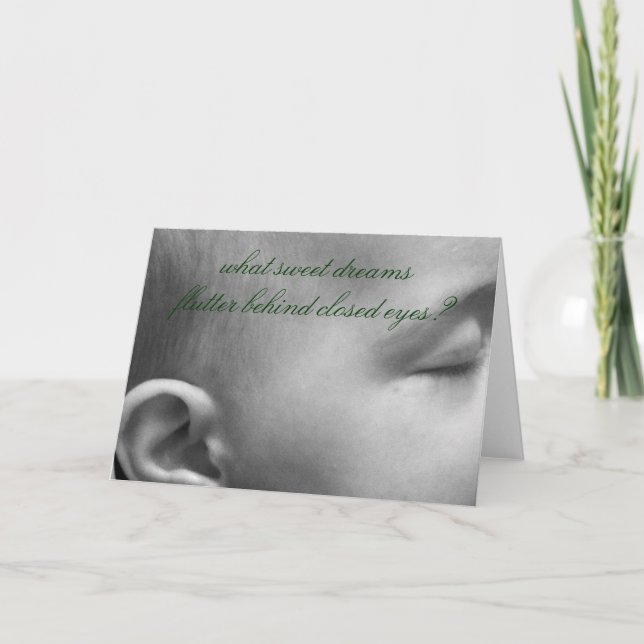Baby dreams card (Front)