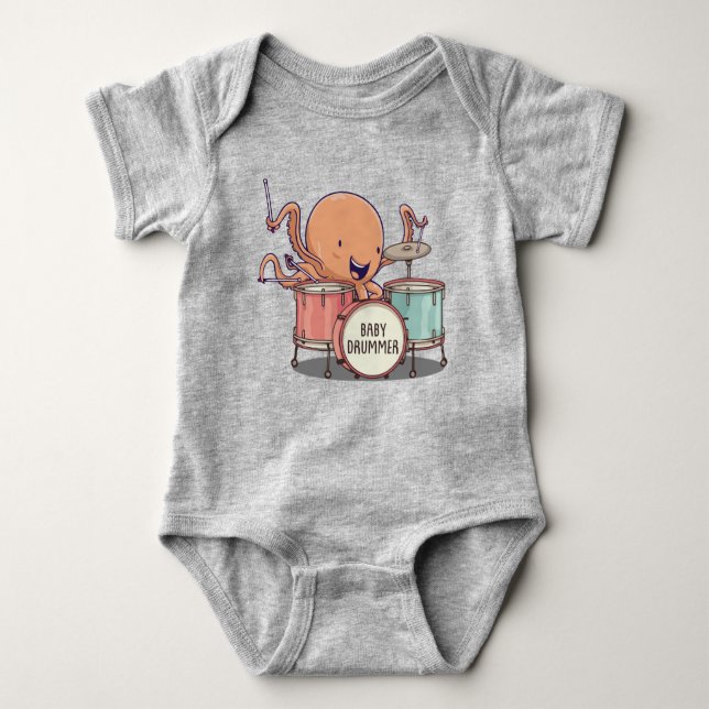Baby Drummer Bodysuit (Front)