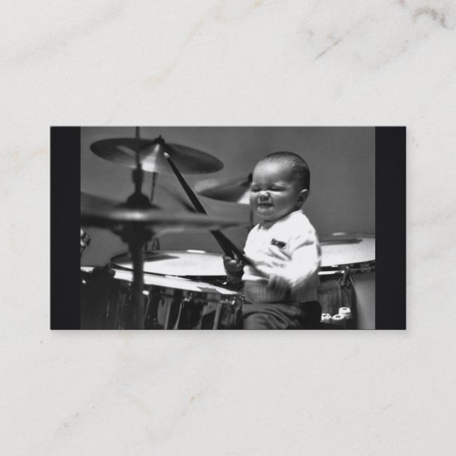 Baby Drummer Business Card (Front)