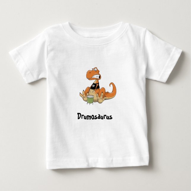 Baby Drummer Dinosaure T-shirt (Front)