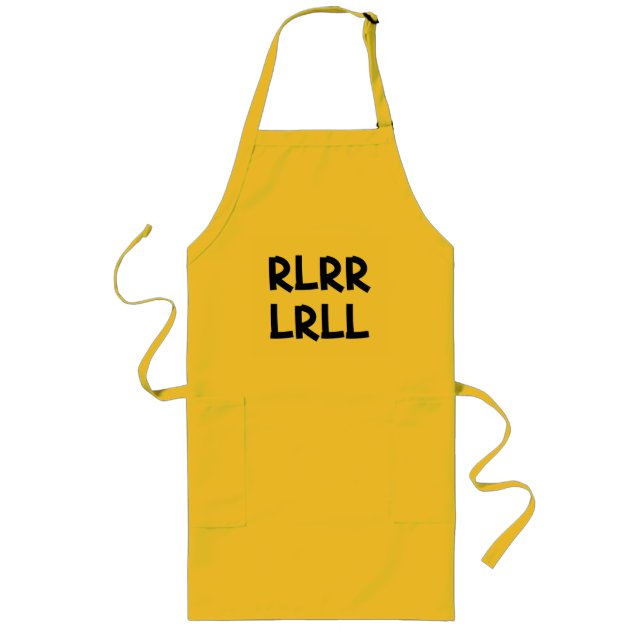 Baby Drummer - Paradiddle Long Apron (Front)