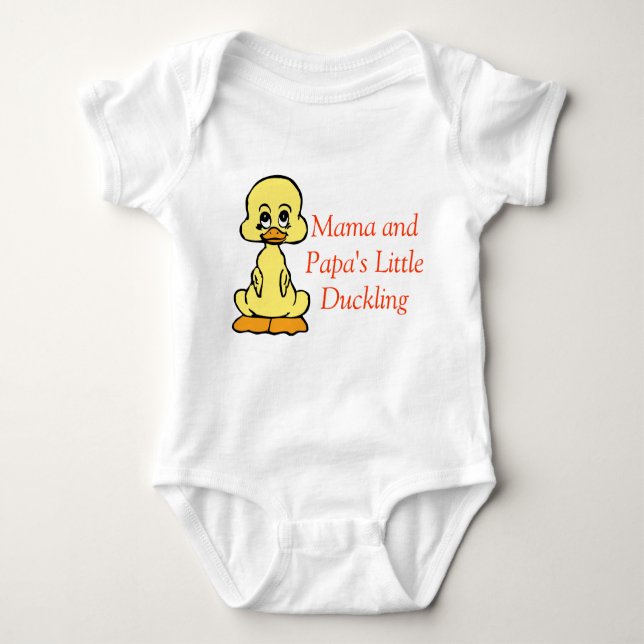 Baby Duck Baby Bodysuit (Front)